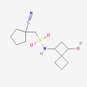 1-(1-cyanocyclopentyl)-N-(3-hydroxyspiro[3.3]heptan-1-yl)methanesulfonamide