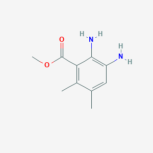 molecular formula C10H14N2O2 B070171 Methyl 2,3-diamino-5,6-dimethylbenzoate CAS No. 178619-96-0
