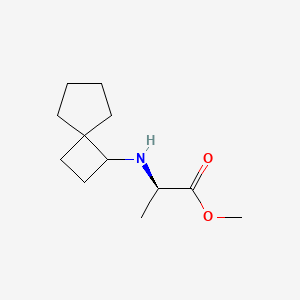 methyl (2R)-2-(spiro[3.4]octan-3-ylamino)propanoate