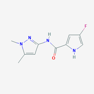 N-(1,5-dimethylpyrazol-3-yl)-4-fluoro-1H-pyrrole-2-carboxamide