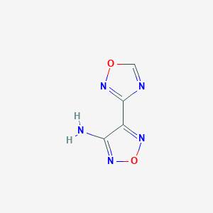 4-(1,2,4-Oxadiazol-3-yl)-1,2,5-oxadiazol-3-amine