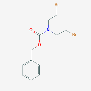 molecular formula C12H15Br2NO2 B070174 苄基双(2-溴乙基)氨基甲酸酯 CAS No. 189323-09-9