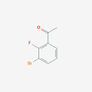 molecular formula C8H6BrFO B070183 3'-溴-2'-氟乙酰苯酮 CAS No. 161957-61-5
