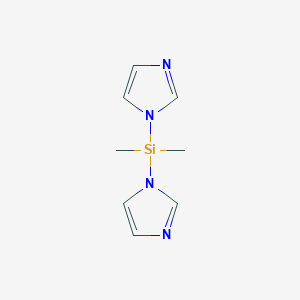 molecular formula C8H12N4Si B070202 Di(imidazol-1-yl)-dimethylsilane CAS No. 179611-74-6