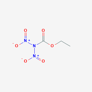 molecular formula C3H5N3O6 B070204 ethyl N,N-dinitrocarbamate CAS No. 171608-05-2