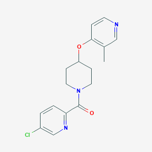 (5-Chloropyridin-2-yl)-[4-(3-methylpyridin-4-yl)oxypiperidin-1-yl]methanone