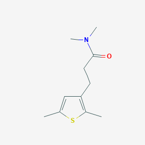 3-(2,5-dimethylthiophen-3-yl)-N,N-dimethylpropanamide