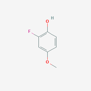 molecular formula C7H7FO2 B070217 2-Fluoro-4-methoxyphenol CAS No. 167683-93-4