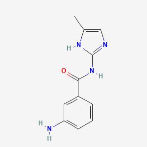 3-amino-N-(5-methyl-1H-imidazol-2-yl)benzamide