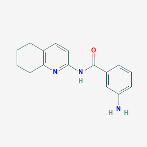 3-amino-N-(5,6,7,8-tetrahydroquinolin-2-yl)benzamide