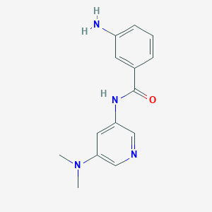 3-amino-N-[5-(dimethylamino)pyridin-3-yl]benzamide