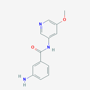 3-amino-N-(5-methoxypyridin-3-yl)benzamide