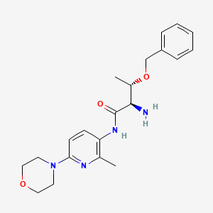 (2R,3S)-2-amino-N-(2-methyl-6-morpholin-4-ylpyridin-3-yl)-3-phenylmethoxybutanamide