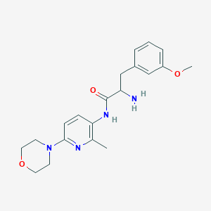 2-amino-3-(3-methoxyphenyl)-N-(2-methyl-6-morpholin-4-ylpyridin-3-yl)propanamide