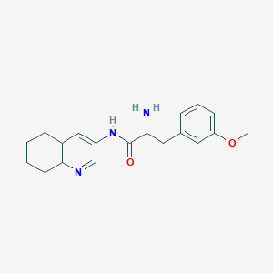 2-amino-3-(3-methoxyphenyl)-N-(5,6,7,8-tetrahydroquinolin-3-yl)propanamide