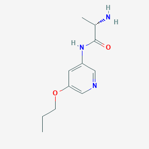 (2S)-2-amino-N-(5-propoxypyridin-3-yl)propanamide