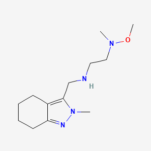 N'-methoxy-N'-methyl-N-[(2-methyl-4,5,6,7-tetrahydroindazol-3-yl)methyl]ethane-1,2-diamine