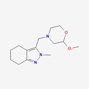 2-Methoxy-4-[(2-methyl-4,5,6,7-tetrahydroindazol-3-yl)methyl]morpholine