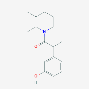 1-(2,3-Dimethylpiperidin-1-yl)-2-(3-hydroxyphenyl)propan-1-one