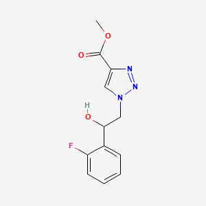 Methyl 1-[2-(2-fluorophenyl)-2-hydroxyethyl]triazole-4-carboxylate