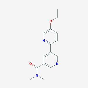 5-(5-ethoxypyridin-2-yl)-N,N-dimethylpyridine-3-carboxamide