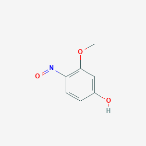 molecular formula C7H7NO3 B070242 3-Methoxy-4-nitrosophenol CAS No. 186194-64-9