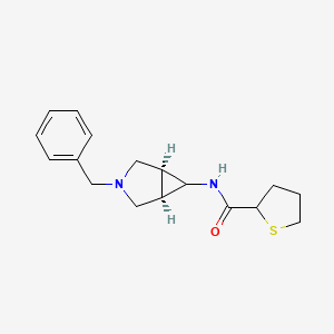 N-[(1S,5R)-3-benzyl-3-azabicyclo[3.1.0]hexan-6-yl]thiolane-2-carboxamide