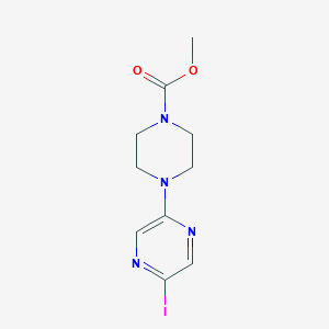 Methyl 4-(5-iodopyrazin-2-yl)piperazine-1-carboxylate