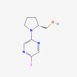 [(2R)-1-(5-iodopyrazin-2-yl)pyrrolidin-2-yl]methanol