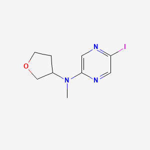 5-iodo-N-methyl-N-(oxolan-3-yl)pyrazin-2-amine