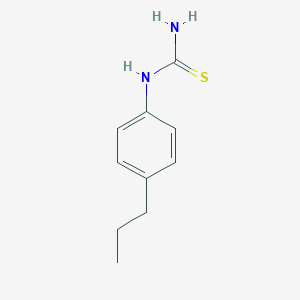 molecular formula C10H14N2S B070246 (4-丙基苯基)硫脲 CAS No. 175205-18-2