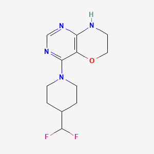 4-[4-(difluoromethyl)piperidin-1-yl]-7,8-dihydro-6H-pyrimido[5,4-b][1,4]oxazine