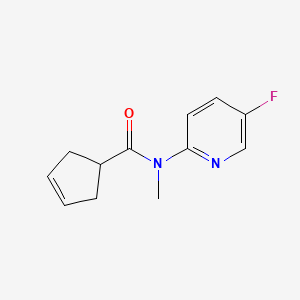 N-(5-fluoropyridin-2-yl)-N-methylcyclopent-3-ene-1-carboxamide