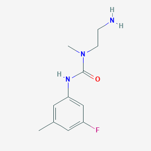 1-(2-Aminoethyl)-3-(3-fluoro-5-methylphenyl)-1-methylurea