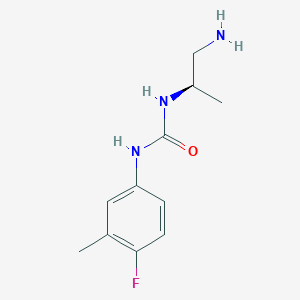 1-[(2R)-1-aminopropan-2-yl]-3-(4-fluoro-3-methylphenyl)urea