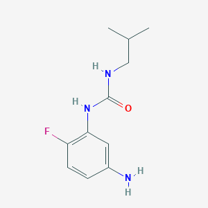 1-(5-Amino-2-fluorophenyl)-3-(2-methylpropyl)urea