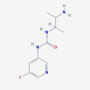 1-(3-Aminobutan-2-yl)-3-(5-fluoropyridin-3-yl)urea