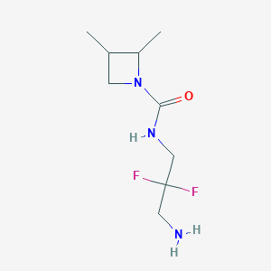 N-(3-amino-2,2-difluoropropyl)-2,3-dimethylazetidine-1-carboxamide