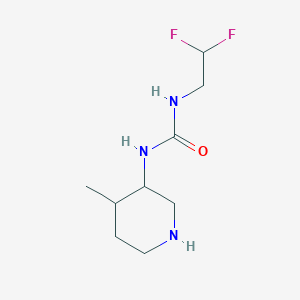 1-(2,2-Difluoroethyl)-3-(4-methylpiperidin-3-yl)urea