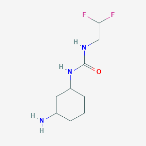 1-(3-Aminocyclohexyl)-3-(2,2-difluoroethyl)urea