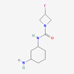 N-(3-aminocyclohexyl)-3-fluoroazetidine-1-carboxamide