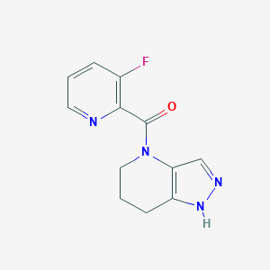 (3-Fluoropyridin-2-yl)-(1,5,6,7-tetrahydropyrazolo[4,3-b]pyridin-4-yl)methanone