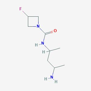 N-(4-aminopentan-2-yl)-3-fluoroazetidine-1-carboxamide