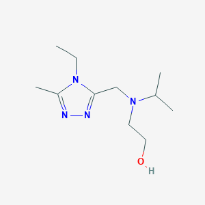 2-[(4-Ethyl-5-methyl-1,2,4-triazol-3-yl)methyl-propan-2-ylamino]ethanol