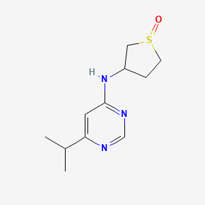 N-(1-oxothiolan-3-yl)-6-propan-2-ylpyrimidin-4-amine