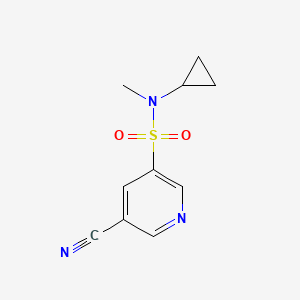 5-cyano-N-cyclopropyl-N-methylpyridine-3-sulfonamide