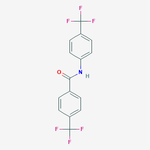 molecular formula C15H9F6NO B070262 4-(三氟甲基)-N-[4-(三氟甲基)苯基]苯甲酰胺 CAS No. 195371-90-5