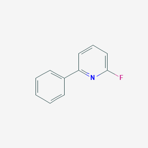 molecular formula C11H8FN B070266 2-氟-6-苯基吡啶 CAS No. 180606-17-1