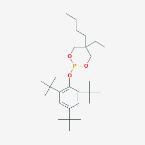 B070271 1,3,2-Dioxaphosphorinane, 5-butyl-5-ethyl-2-[2,4,6-tris(1,1-dimethylethyl)phenoxy]- CAS No. 161717-32-4