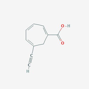B070277 6-Ethynylcyclohepta-1,3,5-triene-1-carboxylic acid CAS No. 174018-23-6